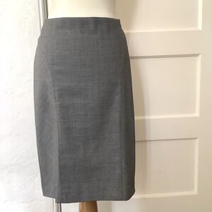 Elegant Cynthia Steffe Classic Wool Blend Pencil Skirt Size 6